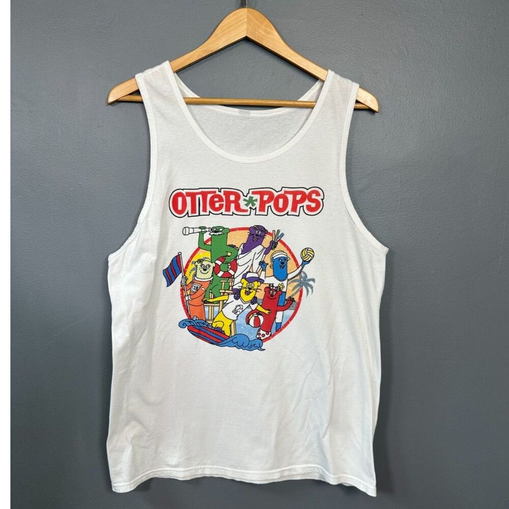 Vintage Novelty Otterpop Tanks Mens L